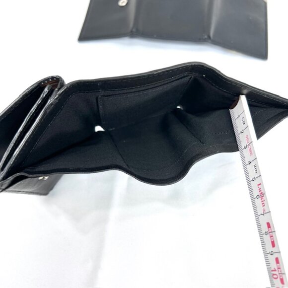 Unused  PAUL SMITH Tri-Fold Wallet Black Leather & DunHill Key Holder Black( 67) - Picture 7 of 8